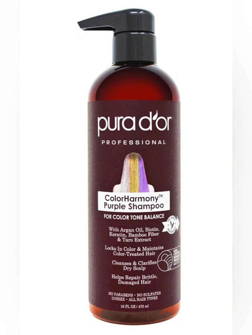 Pura d'or ColorHarmony Purple Shampoo - NEW